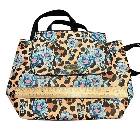 Luv Betsey Zooey Ocelot Floral Backpack - Picture 7 of 15